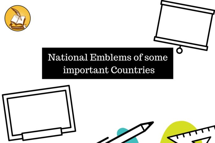 National Emblems of some important Countries