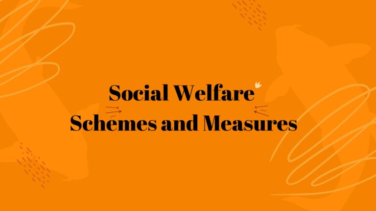 Social Welfare Schemes and Measures