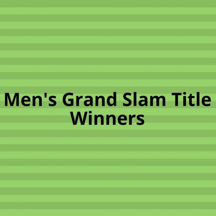 Men's Grand Slam Title Winners