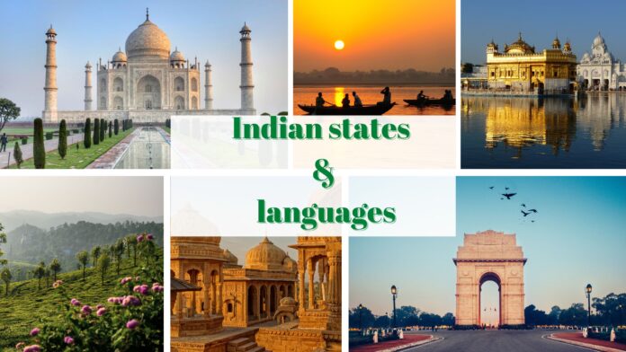 Indian states and languages